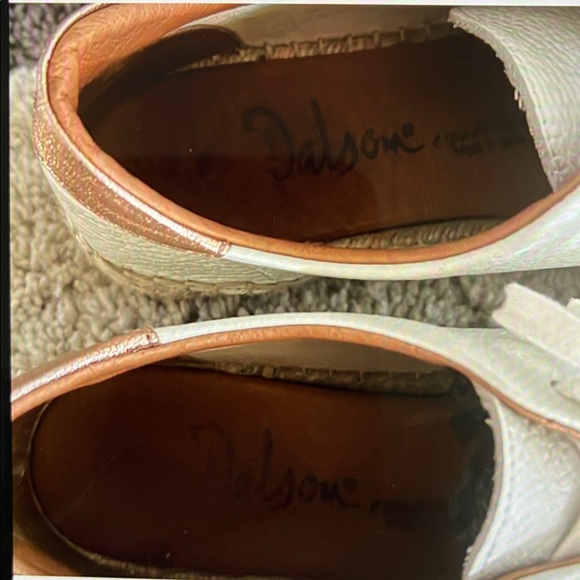 Dalsom leather espadrilles sneaker shoes size 9 - Picture 6 of 8